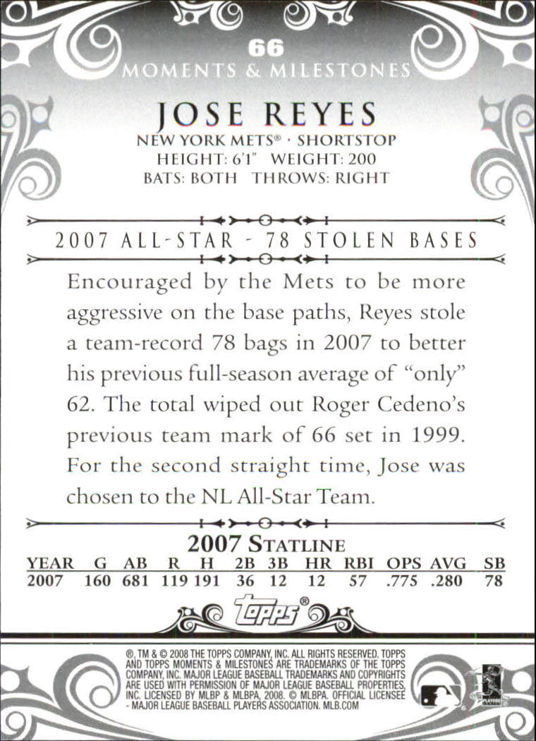 B5342- 2008 Topps Moments and Milestone BB Group1 -You Pick- 15+ FREE US SHIP - Picture 34 of 212