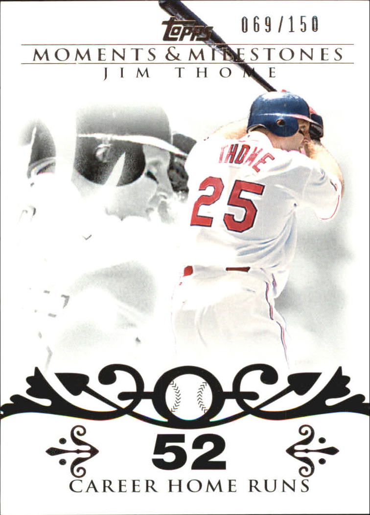 2008 Topps Moments and Milestones #85-52 Jim Thome