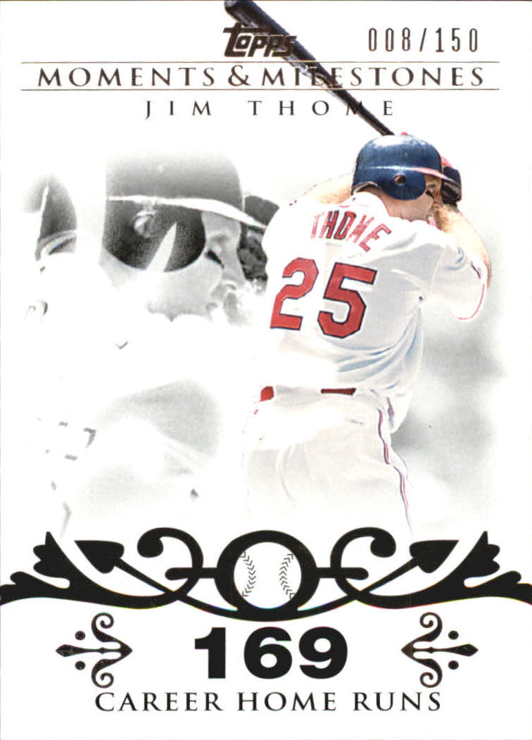 2008 Topps Moments and Milestones #85-169 Jim Thome