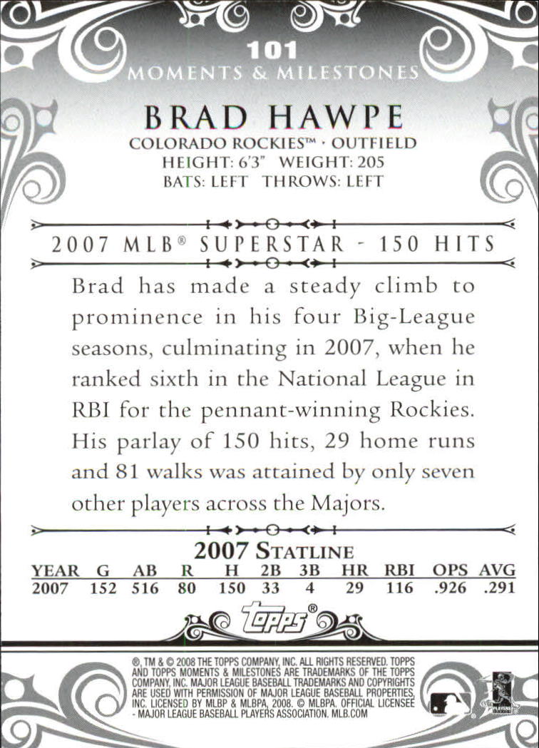 B5342- 2008 Topps Moments and Milestone BB Group1 -You Pick- 15+ FREE US SHIP - Picture 132 of 212