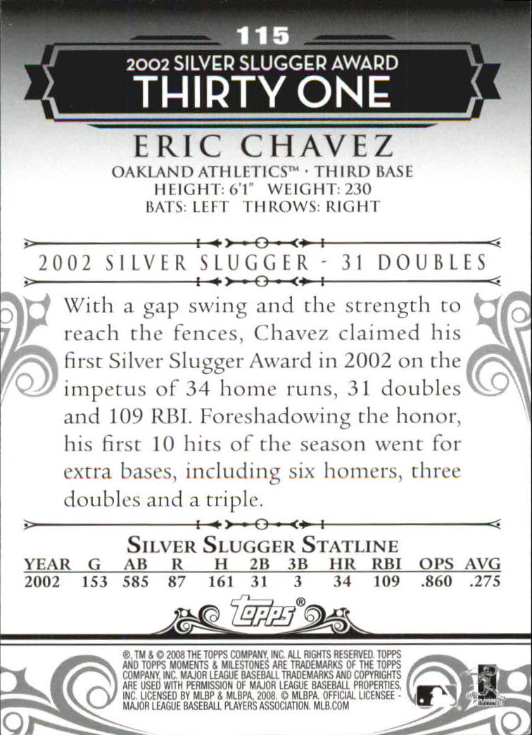 B5342- 2008 Topps Moments and Milestone BB Group1 -You Pick- 15+ FREE US SHIP - Picture 56 of 212