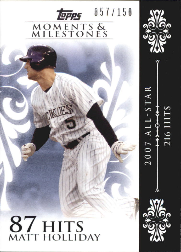 B5342- 2008 Topps Moments and Milestone BB Group1 -You Pick- 15+ FREE US SHIP - Picture 176 of 212