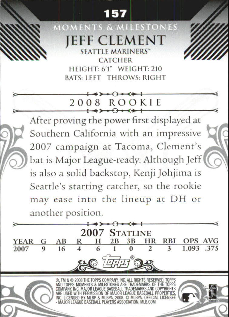 B5342- 2008 Topps Moments and Milestone BB Group1 -You Pick- 15+ FREE US SHIP - Picture 3 of 212
