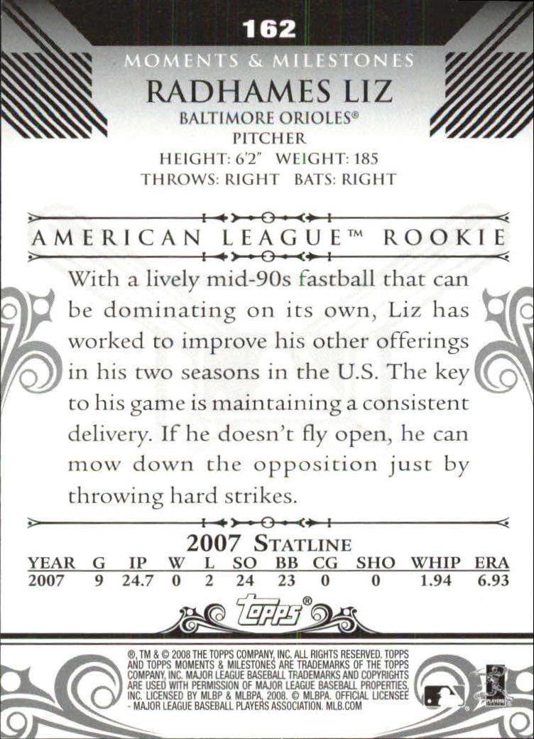 B5342- 2008 Topps Moments and Milestone BB Group1 -You Pick- 15+ FREE US SHIP - Picture 7 of 212