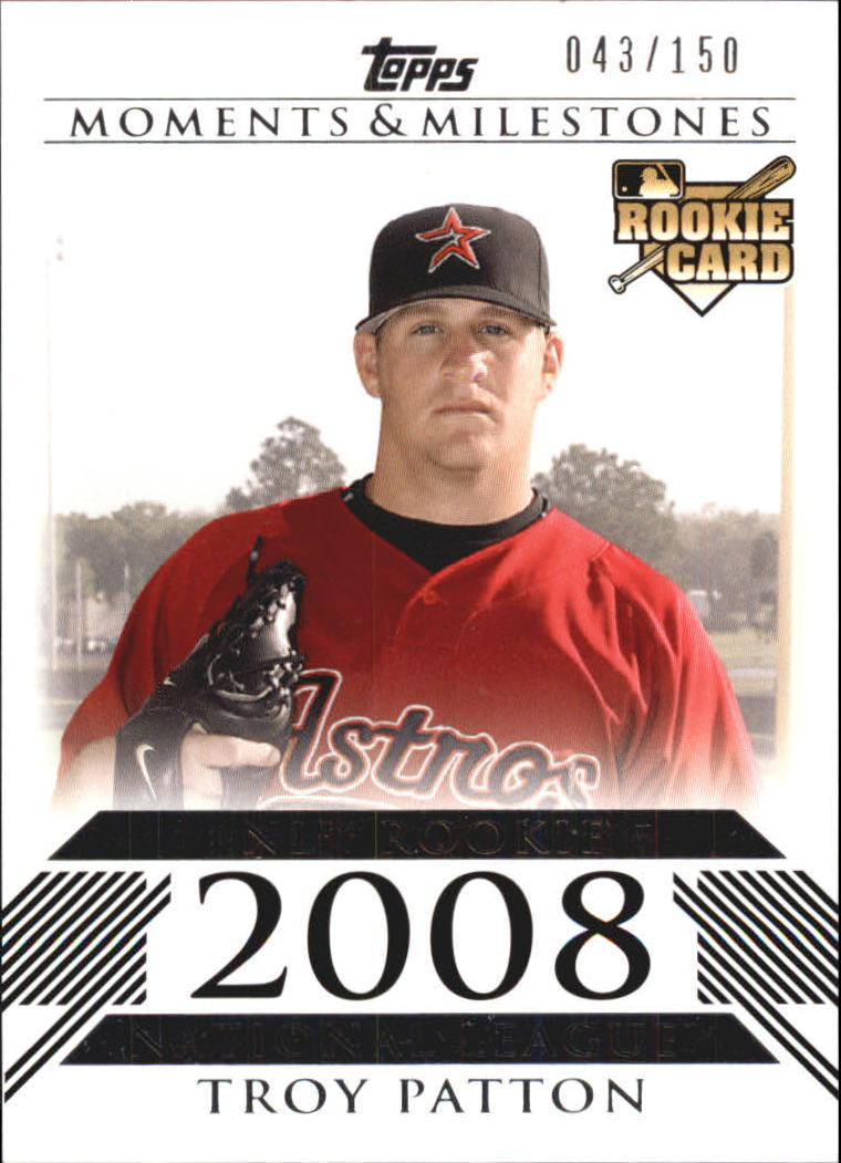2008 Topps Moments and Milestones #186 Troy Patton (RC)