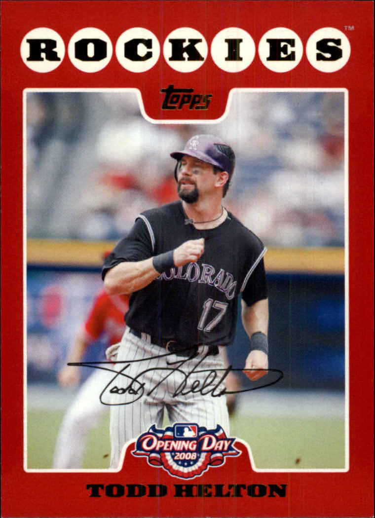 2008 Topps Opening Day #84 Todd Helton