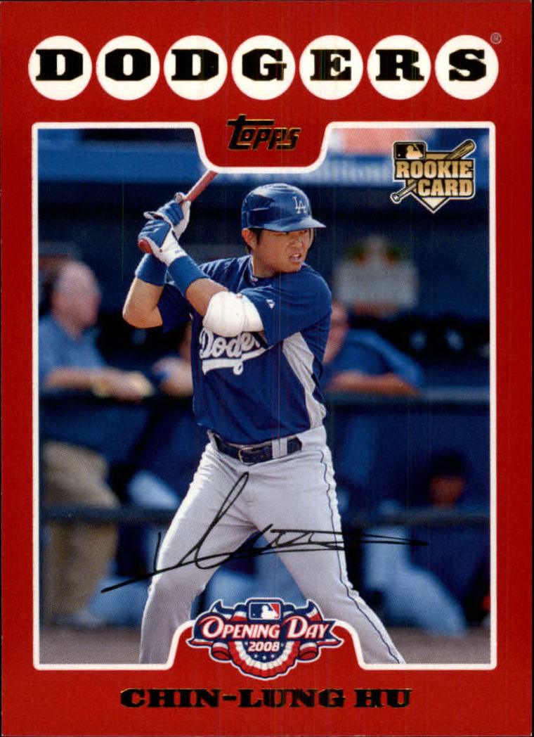 2008 Topps Opening Day #195 Chin-Lung Hu (RC)