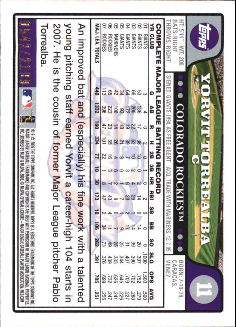 A5784- 2008 Topps Opening Day Gold BB Cards 1-220 -You Pick- 15+ FREE US SHIP - Picture 21 of 423