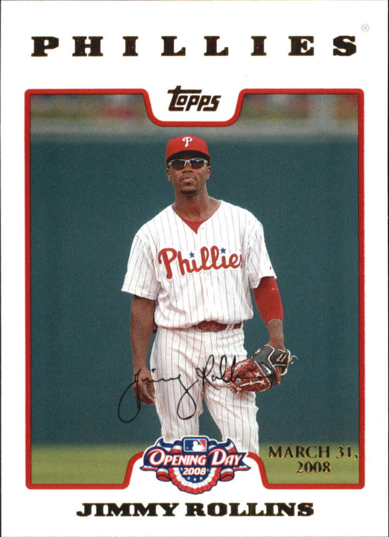 2008 Topps Opening Day Gold #14 Jimmy Rollins