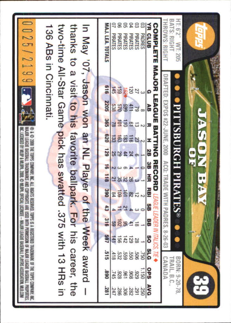 A5784- 2008 Topps Opening Day Gold BB Cards 1-220 -You Pick- 15+ FREE US SHIP - Picture 75 of 423