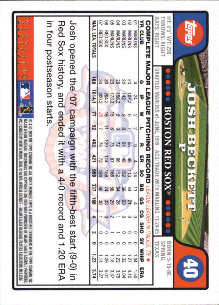 A5784- 2008 Topps Opening Day Gold BB Cards 1-220 -You Pick- 15+ FREE US SHIP - Picture 77 of 423