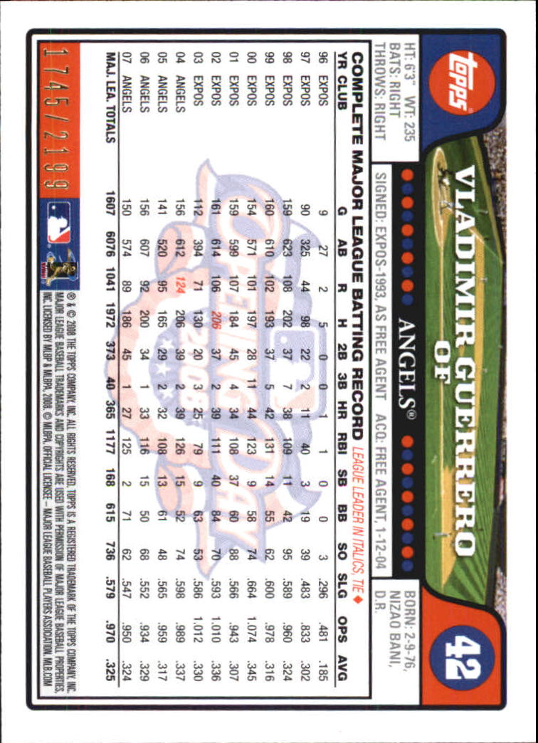 A5784- 2008 Topps Opening Day Gold BB Cards 1-220 -You Pick- 15+ FREE US SHIP - Picture 81 of 423