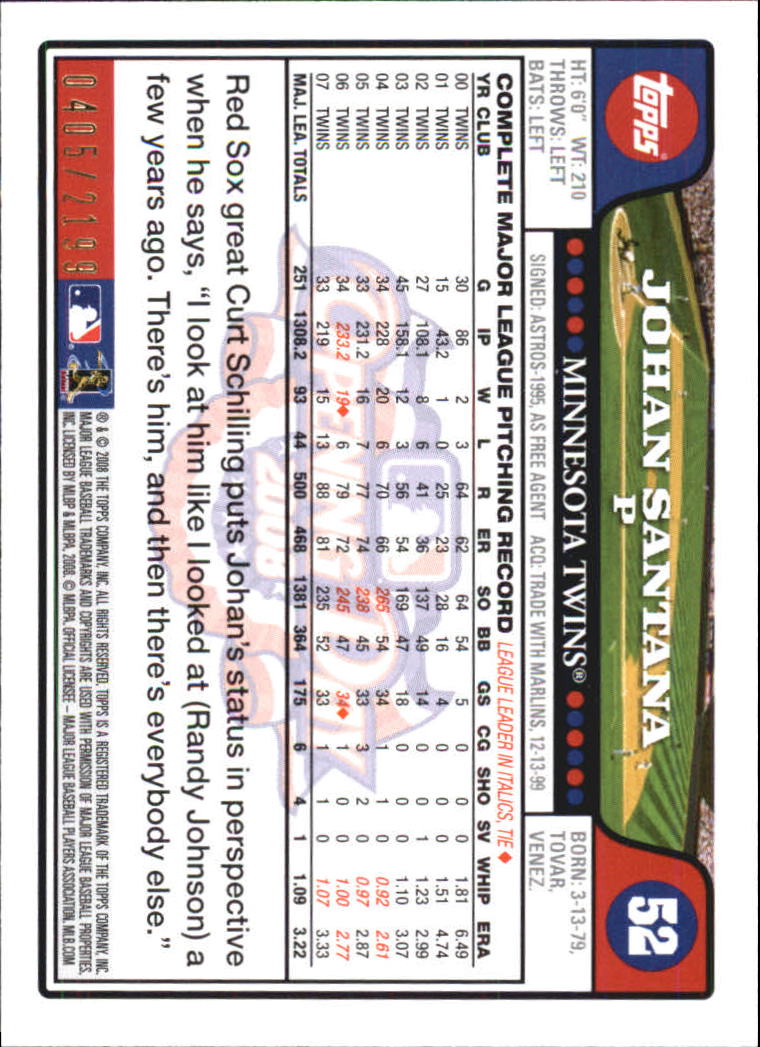 A5784- 2008 Topps Opening Day Gold BB Cards 1-220 -You Pick- 15+ FREE US SHIP - Picture 99 of 423