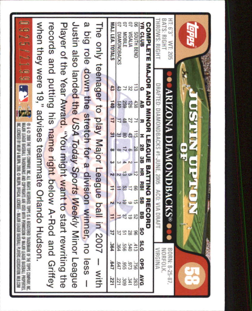 A5784- 2008 Topps Opening Day Gold BB Cards 1-220 -You Pick- 15+ FREE US SHIP - Picture 111 of 423