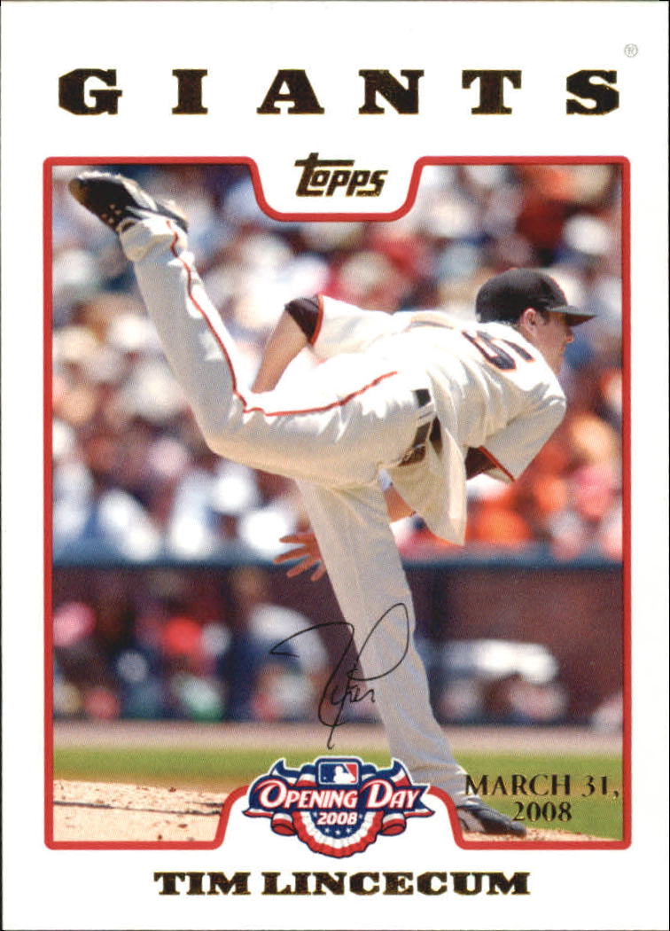 2008 Topps Opening Day Gold #69 Tim Lincecum