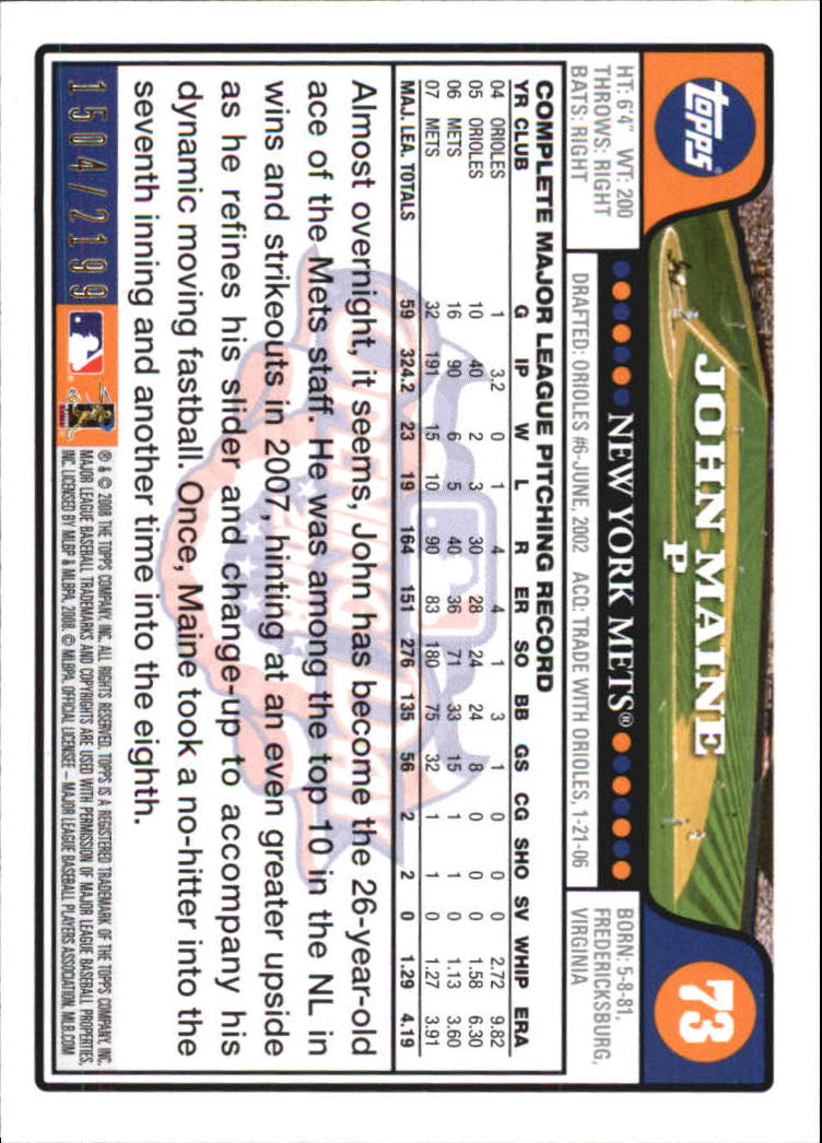 A5784- 2008 Topps Opening Day Gold BB Cards 1-220 -You Pick- 15+ FREE US SHIP - Picture 139 of 423