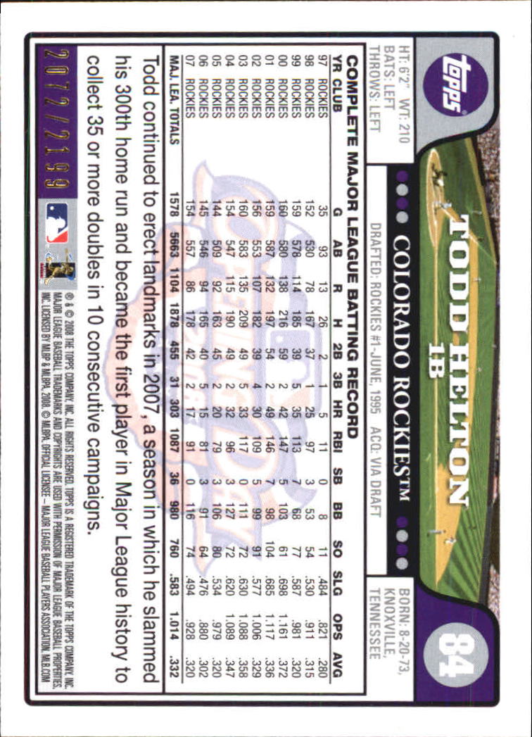 A5784- 2008 Topps Opening Day Gold BB Cards 1-220 -You Pick- 15+ FREE US SHIP - Picture 159 of 423