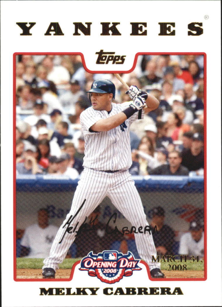 2008 Topps Opening Day Gold #85 Melky Cabrera