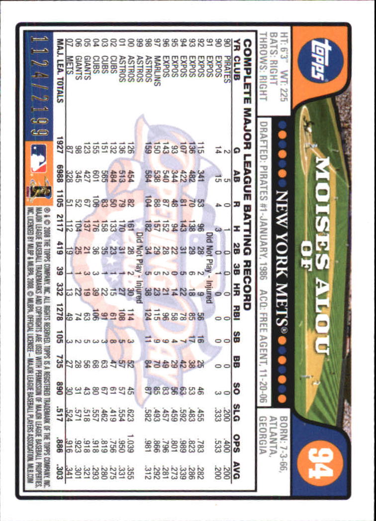 A5784- 2008 Topps Opening Day Gold BB Cards 1-220 -You Pick- 15+ FREE US SHIP - Picture 179 of 423