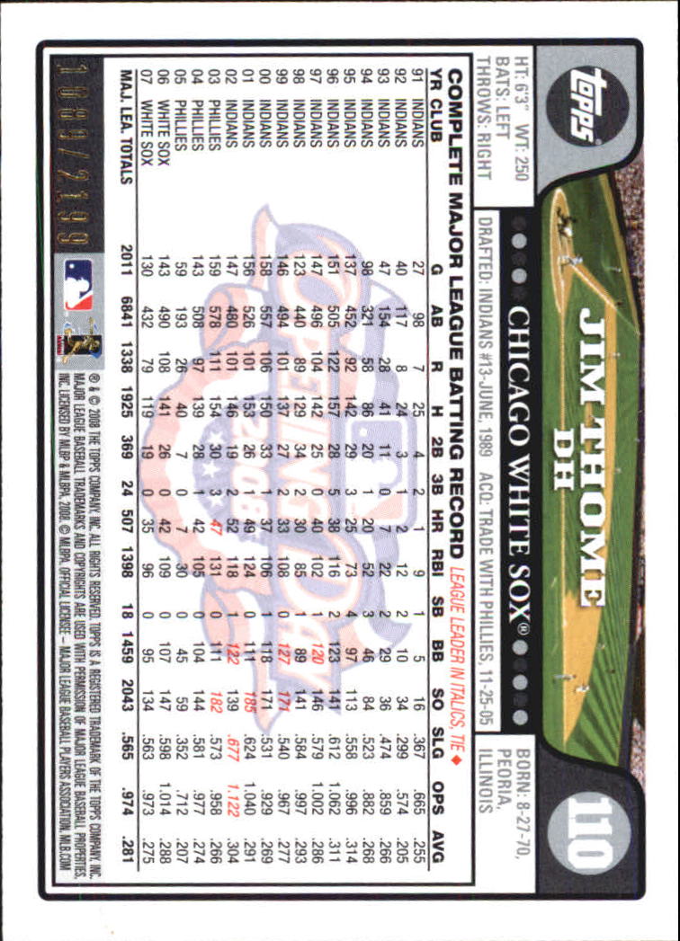 A5784- 2008 Topps Opening Day Gold BB Cards 1-220 -You Pick- 15+ FREE US SHIP - Picture 207 of 423