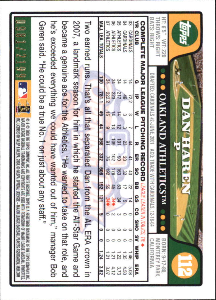 A5784- 2008 Topps Opening Day Gold BB Cards 1-220 -You Pick- 15+ FREE US SHIP - Picture 211 of 423