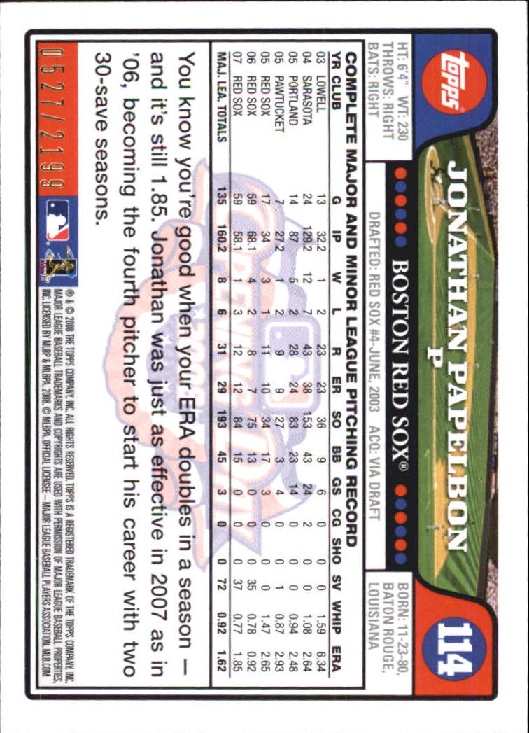 A5784- 2008 Topps Opening Day Gold BB Cards 1-220 -You Pick- 15+ FREE US SHIP - Picture 215 of 423