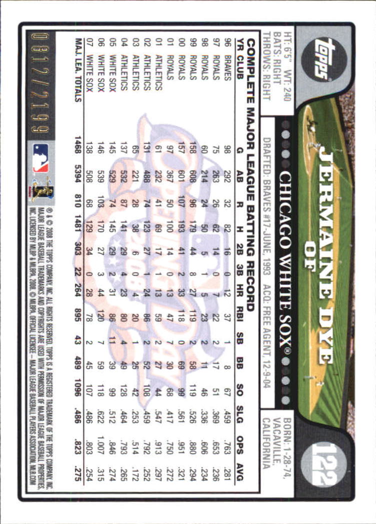 A5784- 2008 Topps Opening Day Gold BB Cards 1-220 -You Pick- 15+ FREE US SHIP - Picture 231 of 423