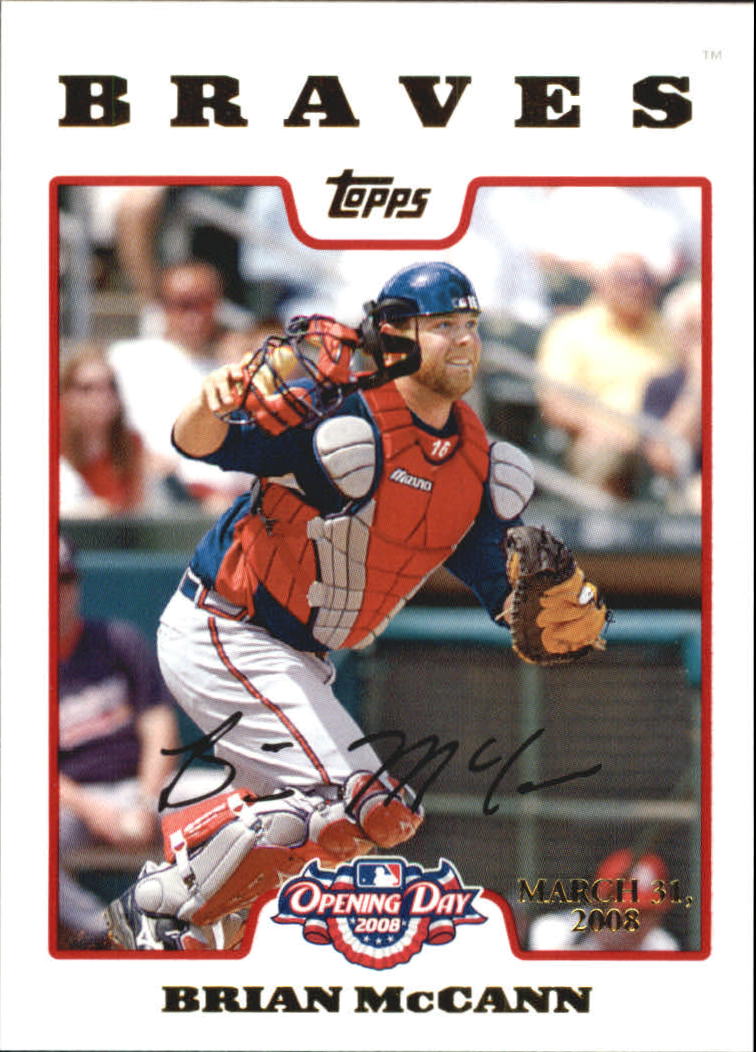 2008 Topps Opening Day Gold #128 Brian McCann