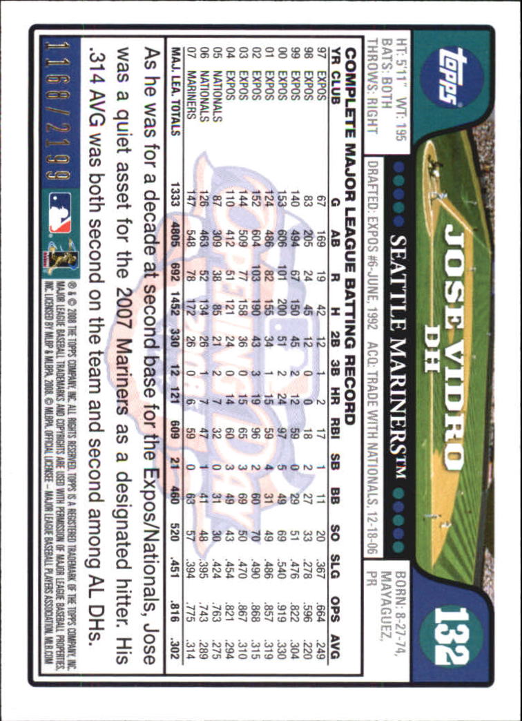 A5784- 2008 Topps Opening Day Gold BB Cards 1-220 -You Pick- 15+ FREE US SHIP - Picture 251 of 423
