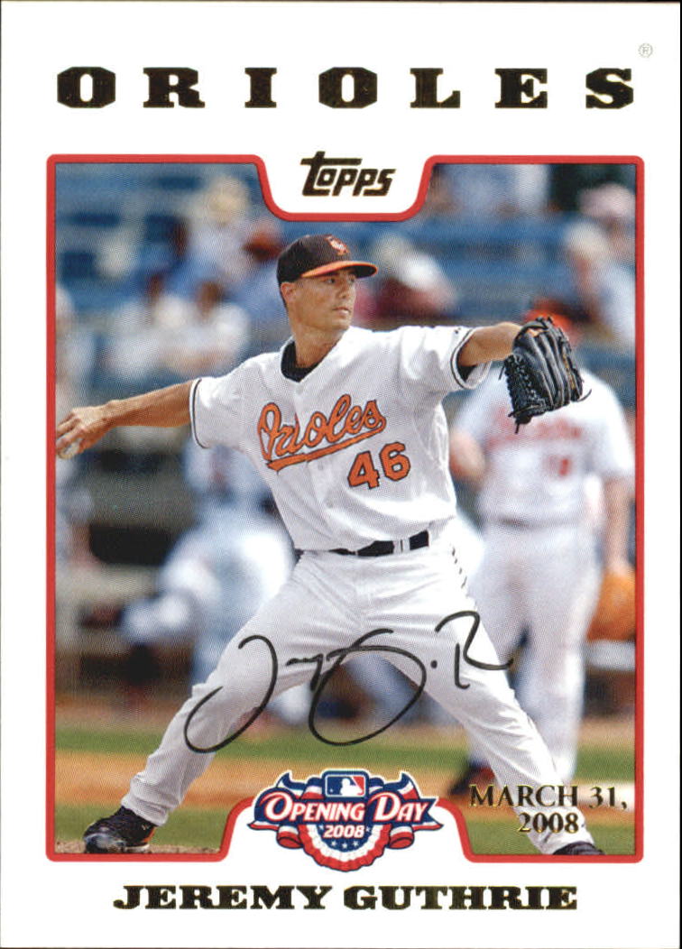 A5784- 2008 Topps Opening Day Gold BB Cards 1-220 -You Pick- 15+ FREE US SHIP - Picture 258 of 423