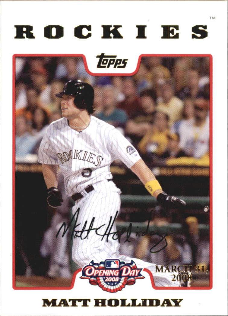 A5784- 2008 Topps Opening Day Gold BB Cards 1-220 -You Pick- 15+ FREE US SHIP - Picture 290 of 423
