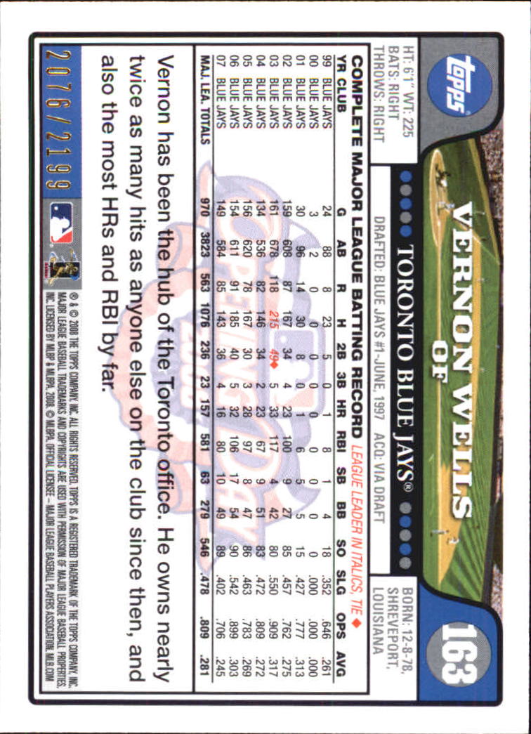 A5784- 2008 Topps Opening Day Gold BB Cards 1-220 -You Pick- 15+ FREE US SHIP - Picture 313 of 423