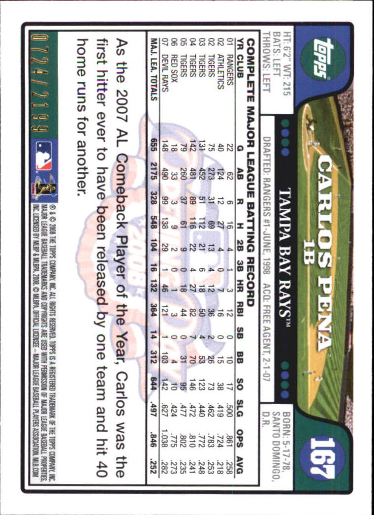A5784- 2008 Topps Opening Day Gold BB Cards 1-220 -You Pick- 15+ FREE US SHIP - Picture 321 of 423