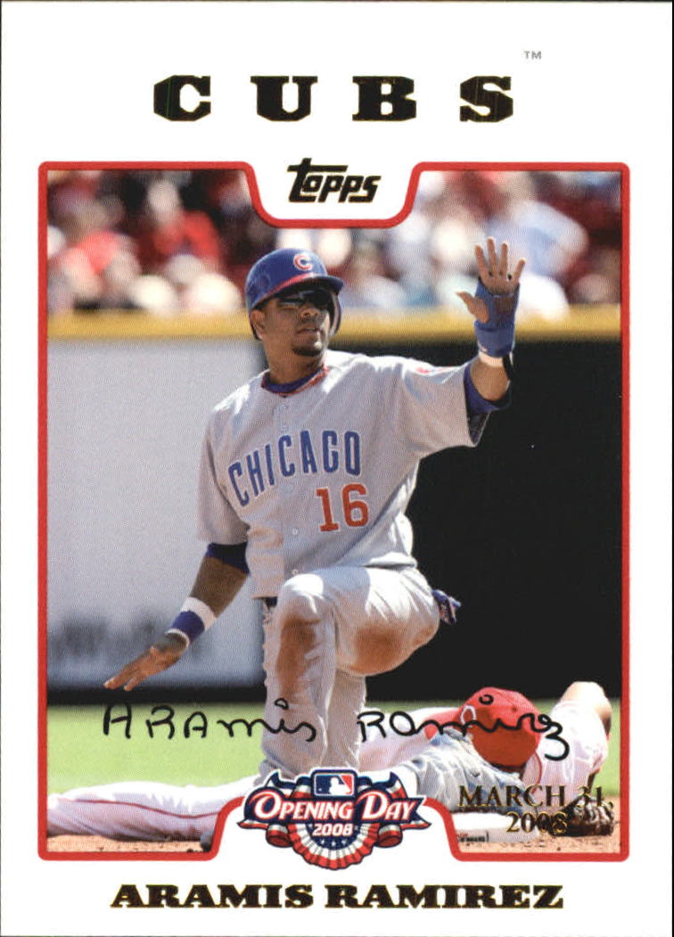 A5784- 2008 Topps Opening Day Gold BB Cards 1-220 -You Pick- 15+ FREE US SHIP - Picture 324 of 423