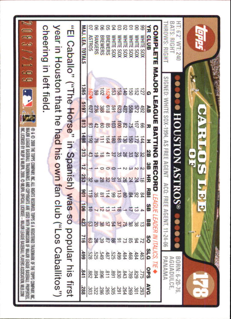 A5784- 2008 Topps Opening Day Gold BB Cards 1-220 -You Pick- 15+ FREE US SHIP - Picture 343 of 423