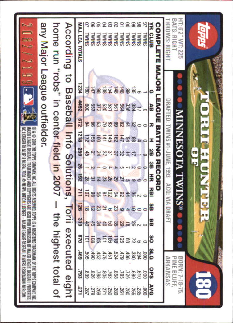 A5784- 2008 Topps Opening Day Gold BB Cards 1-220 -You Pick- 15+ FREE US SHIP - Picture 347 of 423