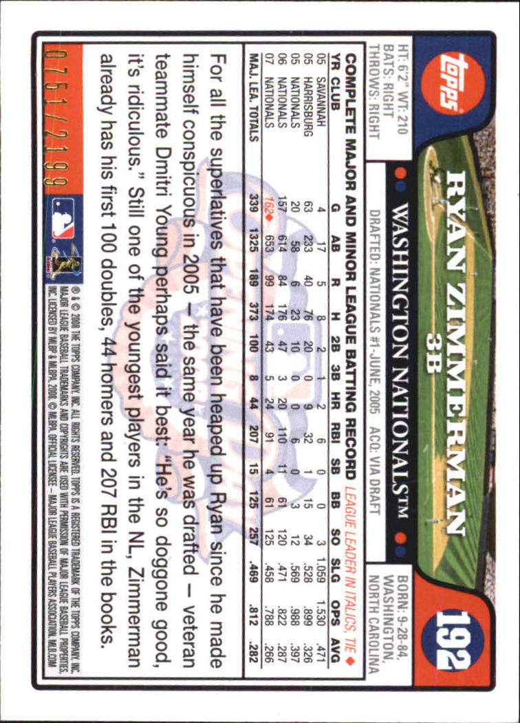 A5784- 2008 Topps Opening Day Gold BB Cards 1-220 -You Pick- 15+ FREE US SHIP - Picture 371 of 423
