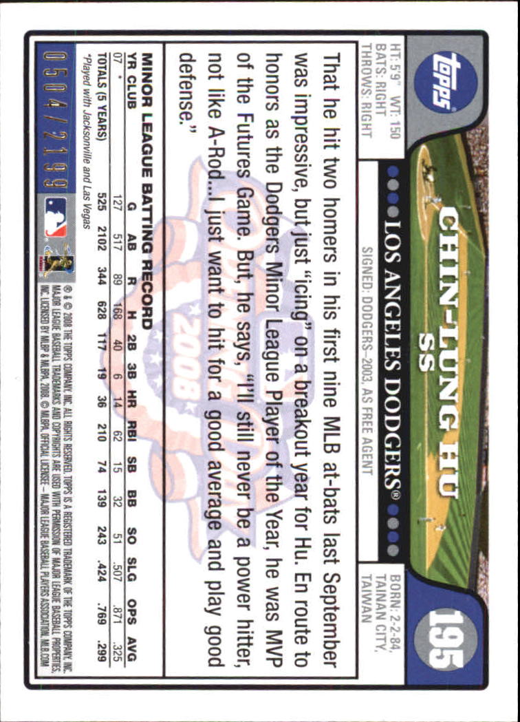 A5784- 2008 Topps Opening Day Gold BB Cards 1-220 -You Pick- 15+ FREE US SHIP - Picture 375 of 423