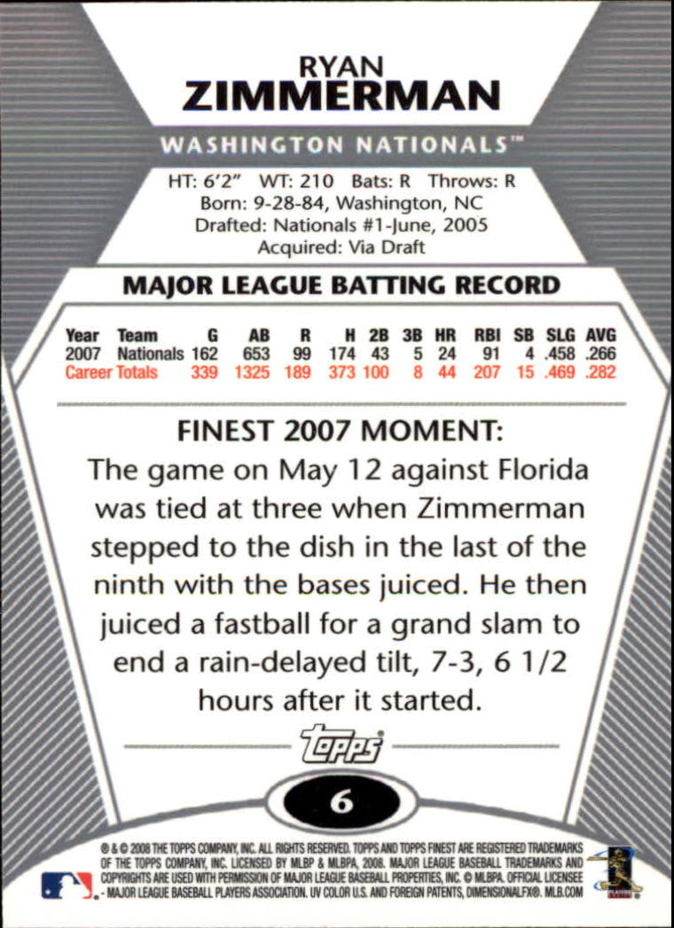 B1772- 2008 Finest Baseball Card #s 1-150 Inserts -You Pick- 15+ FREE US SHIP - Picture 11 of 332