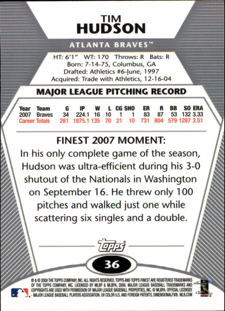 B1772- 2008 Finest Baseball Card #s 1-150 Inserts -You Pick- 15+ FREE US SHIP - Picture 51 of 332