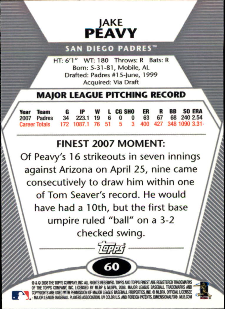B1772- 2008 Finest Baseball Card #s 1-150 Inserts -You Pick- 15+ FREE US SHIP - Picture 91 of 332