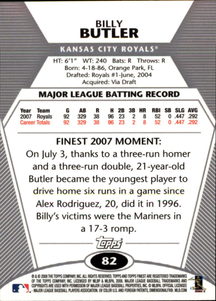 B1772- 2008 Finest Baseball Card #s 1-150 Inserts -You Pick- 15+ FREE US SHIP - Picture 129 of 332