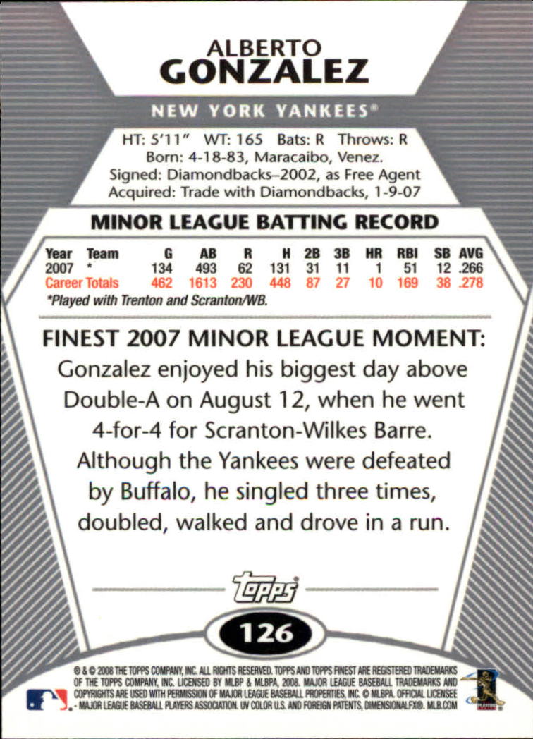 B1772- 2008 Finest Baseball Card #s 1-150 Inserts -You Pick- 15+ FREE US SHIP - Picture 199 of 332