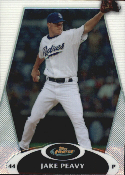 2008 Finest Refractors #60 Jake Peavy