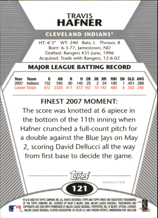 B1772- 2008 Finest Baseball Card #s 1-150 Inserts -You Pick- 15+ FREE US SHIP - Picture 293 of 332
