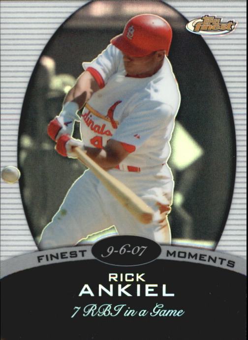 2008 Finest Finest Moments Refractors #RA Rick Ankiel