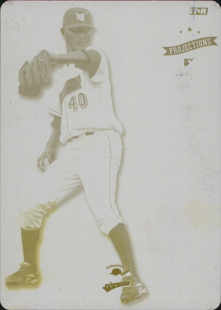 2008 TRISTAR PROjections Printing Plates Yellow #142 Hector Correa