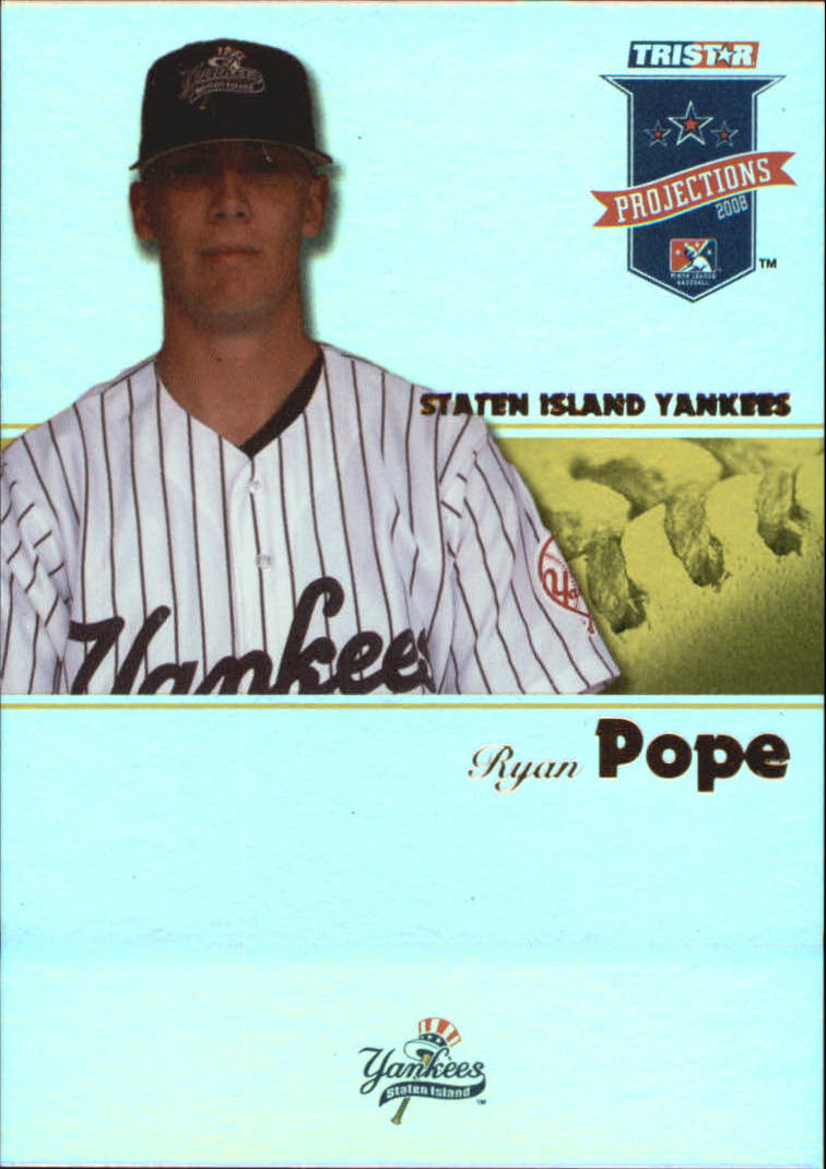 2008 TRISTAR PROjections Reflectives Yellow #12 Ryan Pope