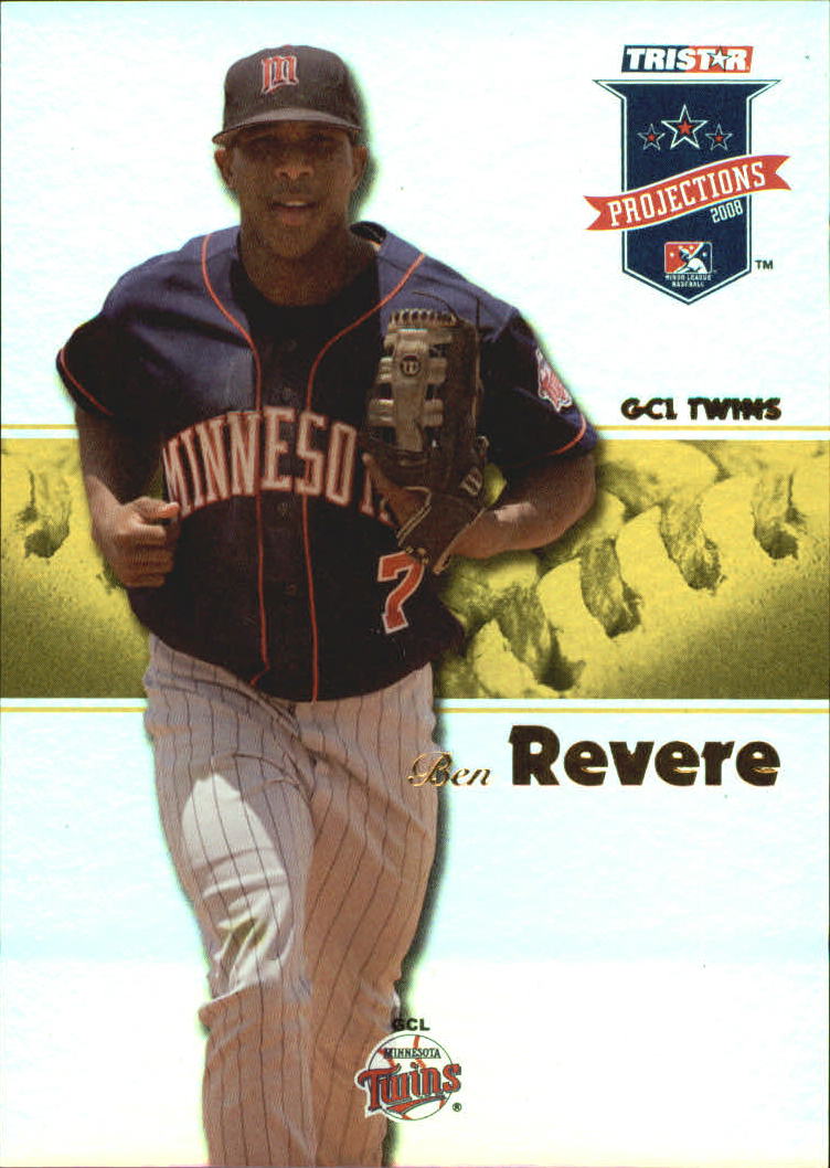2008 TRISTAR PROjections Reflectives Yellow #110 Ben Revere