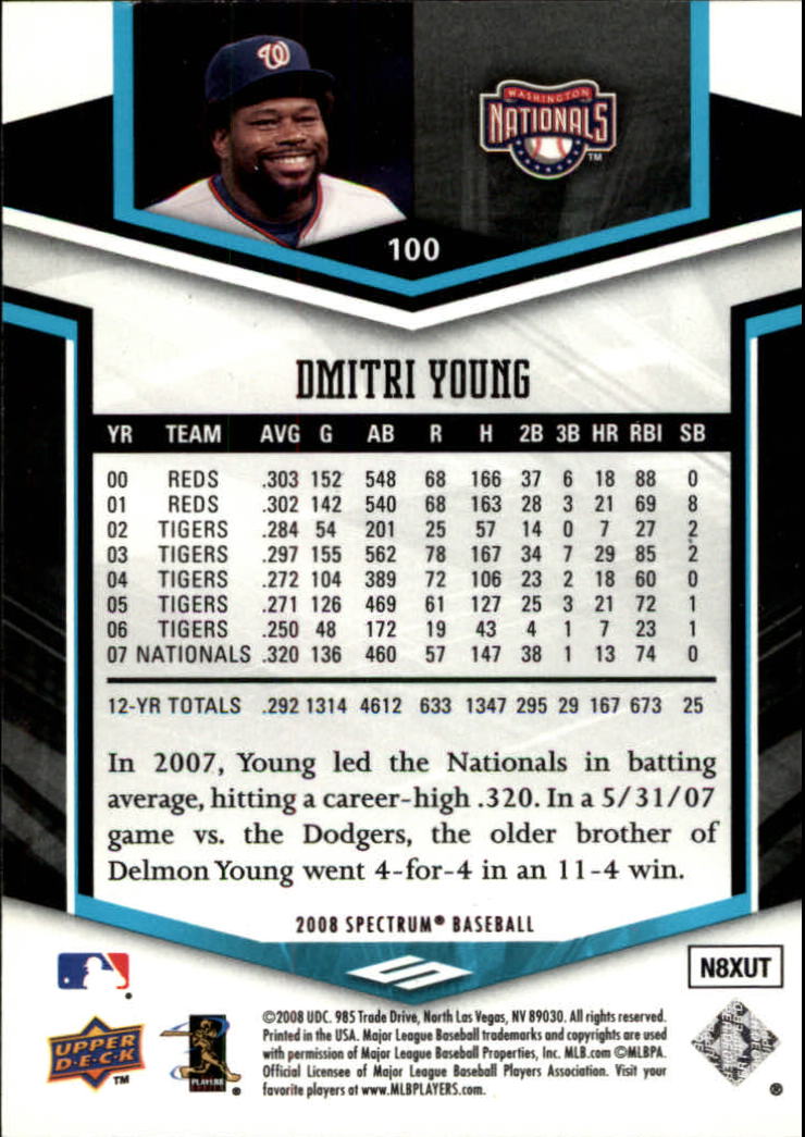 B5541- 2008 Upper Deck Spectrum BB Karte #S 1-100 -du Pick- 15 + Gratis US - Bild 175 von 175